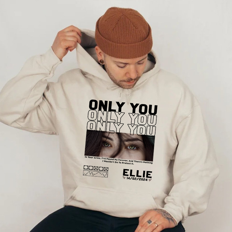 Unique Custom Eyes Photo Shirt, Valentine's Day Gift