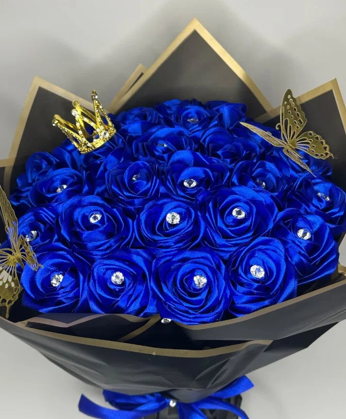 ❤️Eternal Roses - Hand Made From Satin Ribbon(Never Wither)
