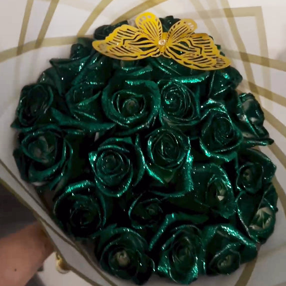Glitter Rose Bouquet - Best Gift to Lover💕