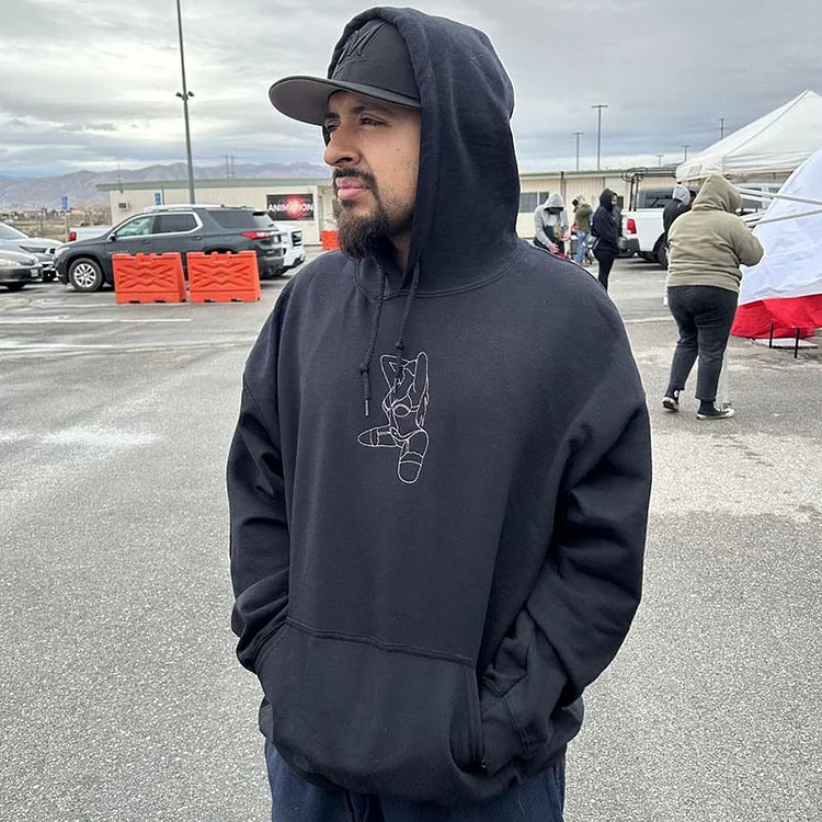 Custom Embroidered Sweatshirt – Personalized Sexy Portrait Gift for Him 💕🔥