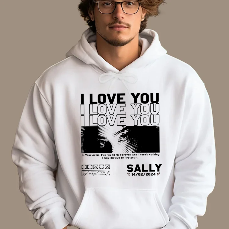 Unique Custom Eyes Photo Shirt, Valentine's Day Gift