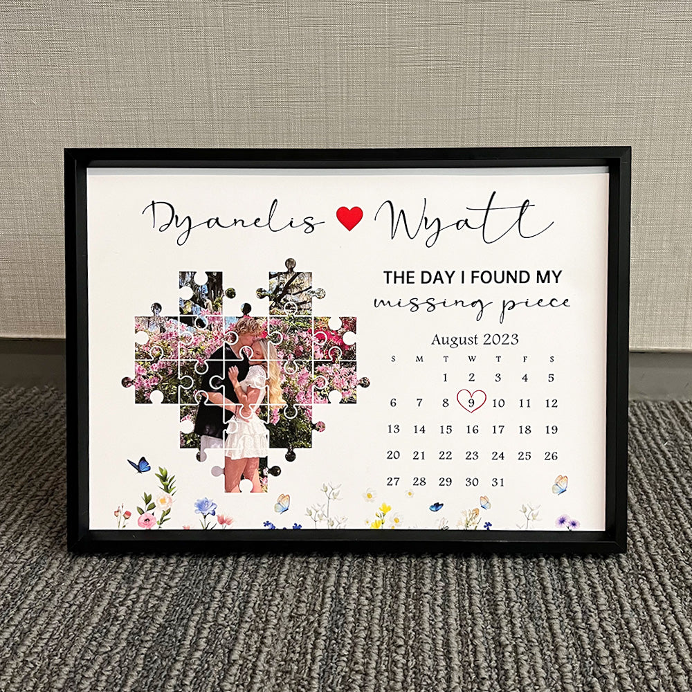 50%OFF⭐️Personalized The Day I Found My Missing Piece Photo Frame Gift