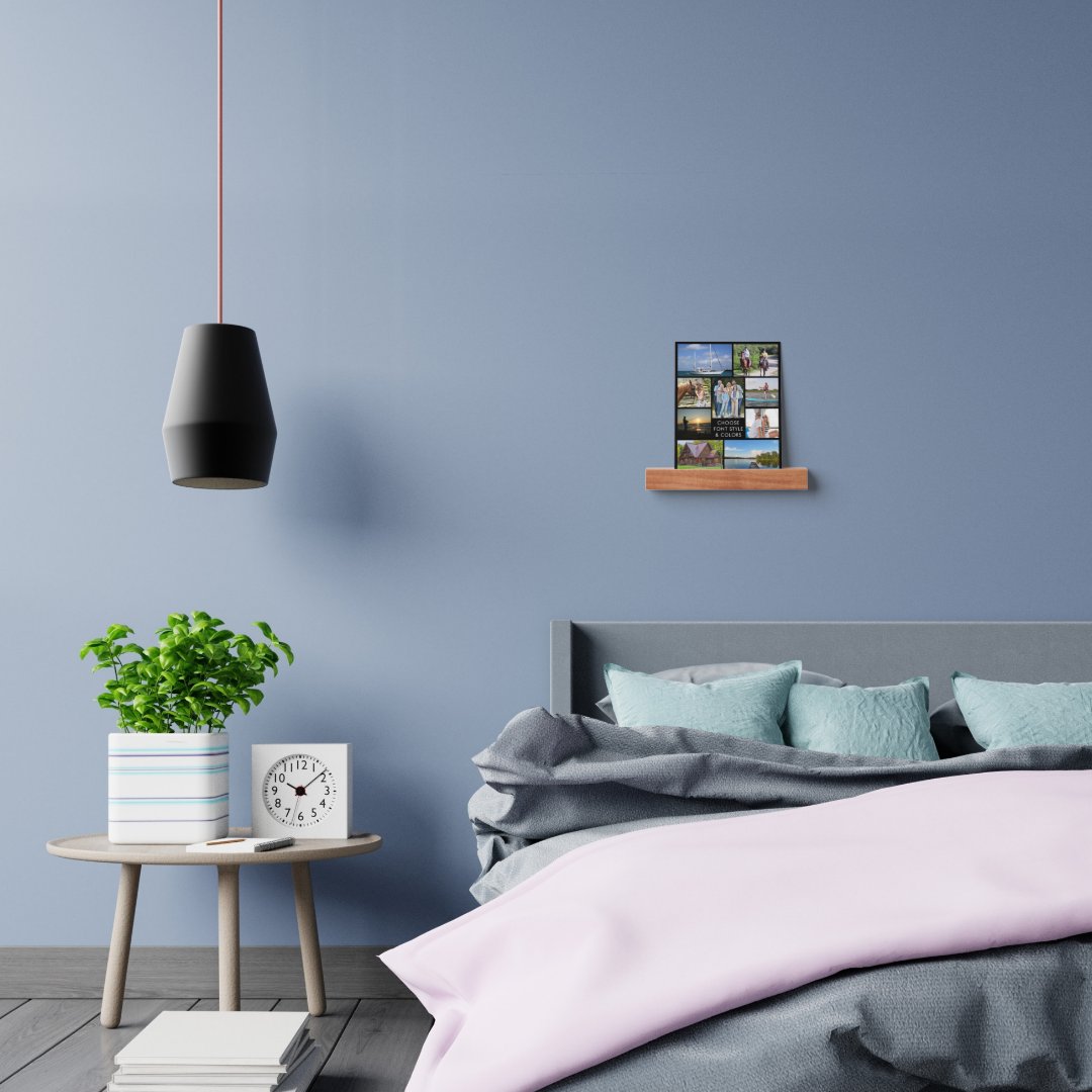 Simple Photo Collage Custom Color Personalized Picture Ledge