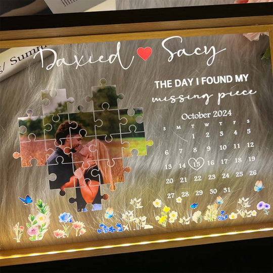 50%OFF⭐️The Day I Found My Missing Piece Lightbox Personalized Gift