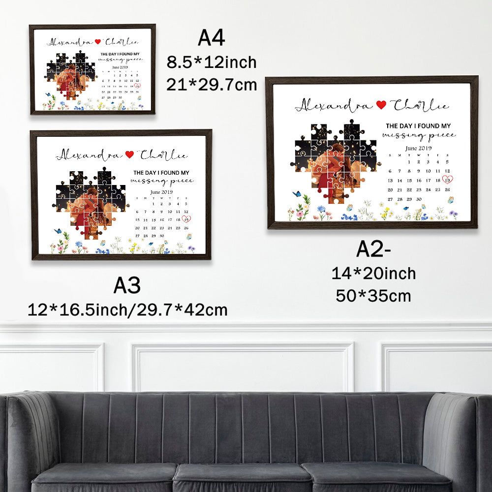 50%OFF⭐️Personalized The Day I Found My Missing Piece Photo Frame Gift