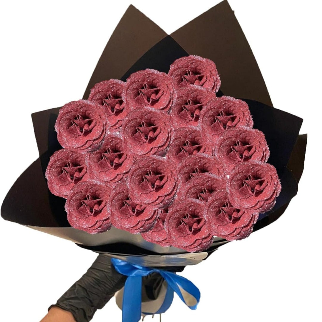Glitter Rose Bouquet - Best Gift to Lover💕