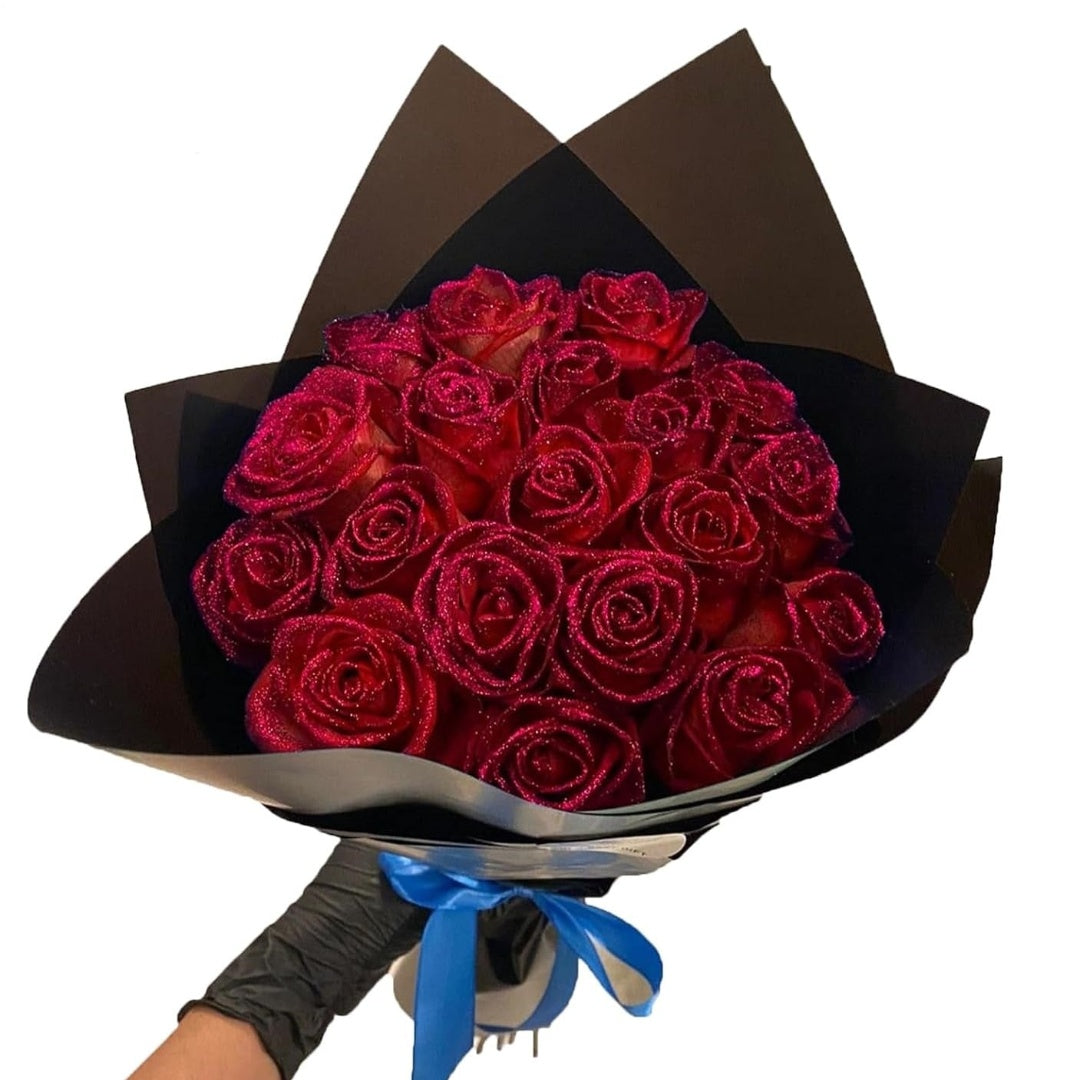 Glitter Rose Bouquet - Best Gift to Lover💕