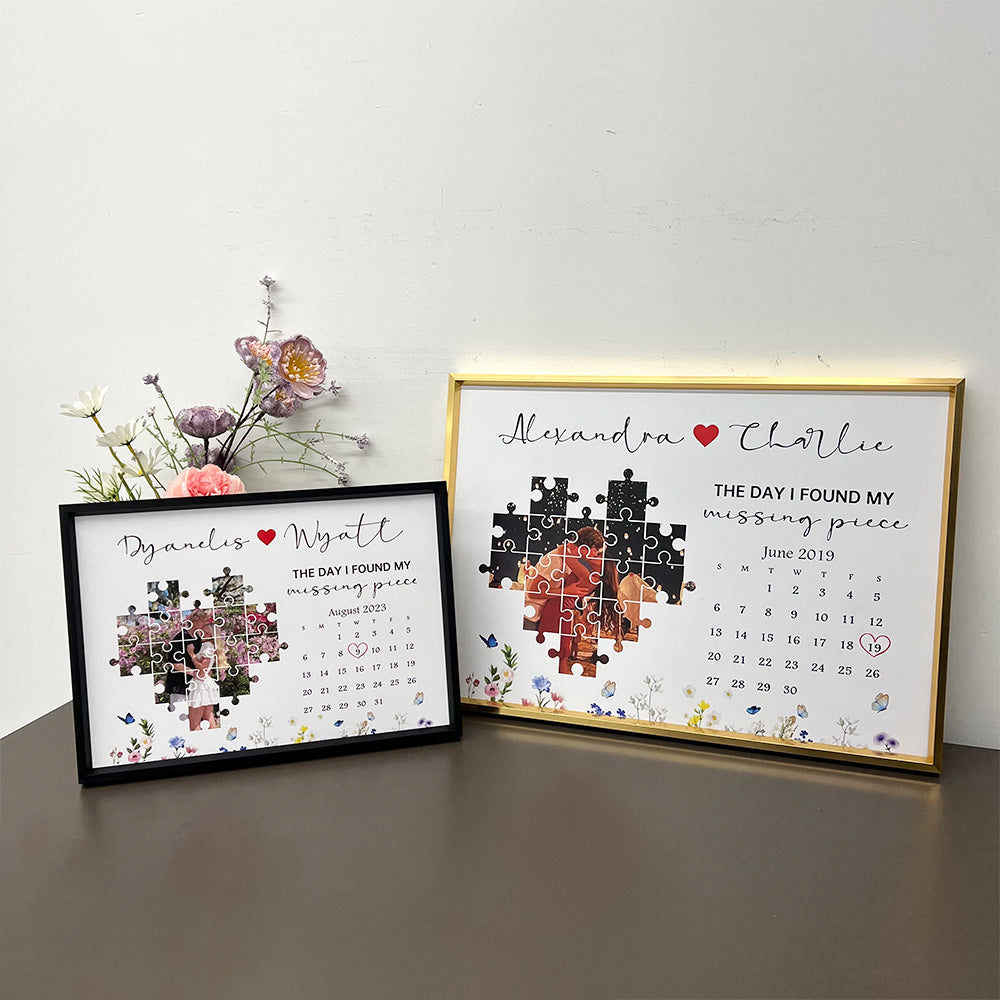50%OFF⭐️Personalized The Day I Found My Missing Piece Photo Frame Gift