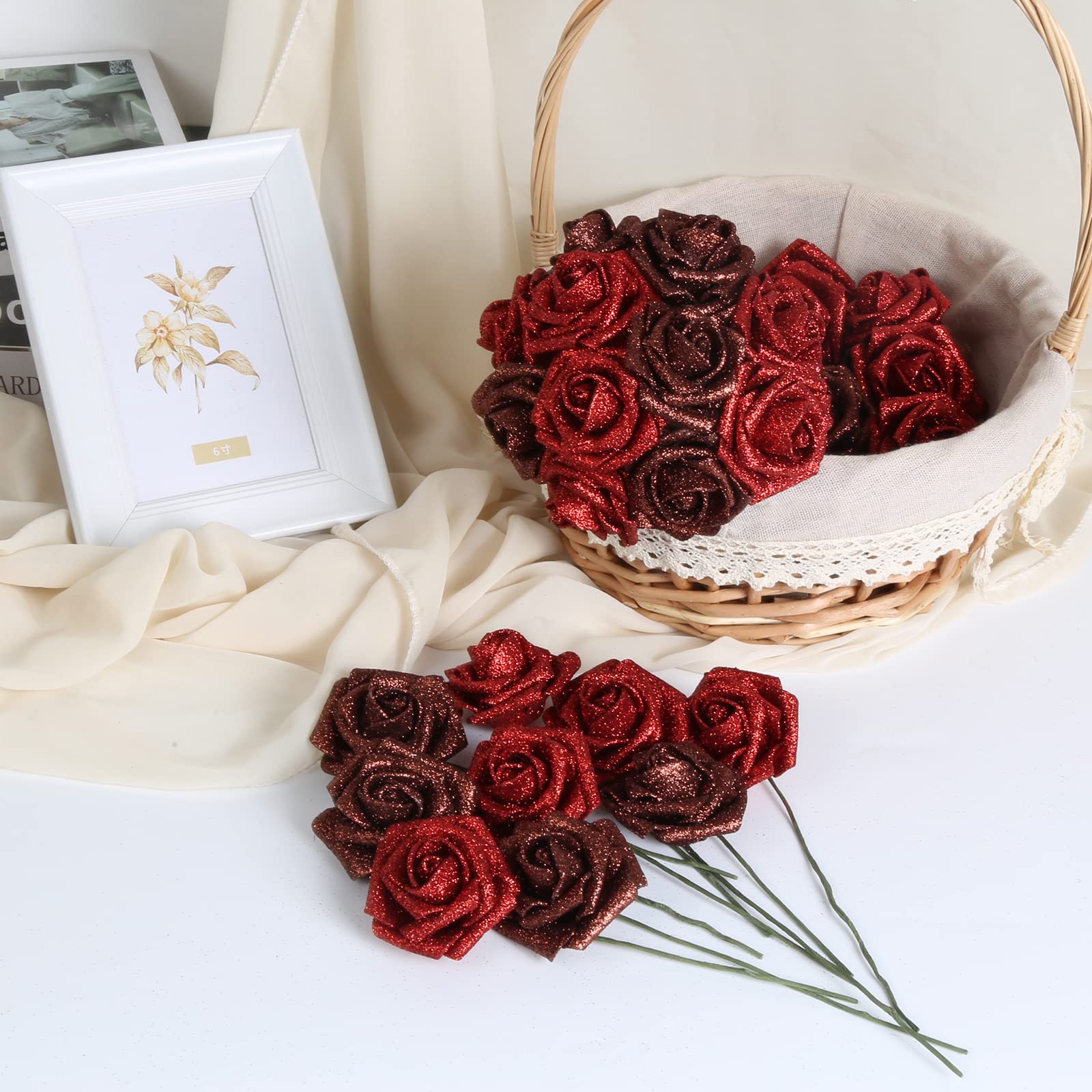 Glitter Rose Bouquet - Best Gift to Lover💕