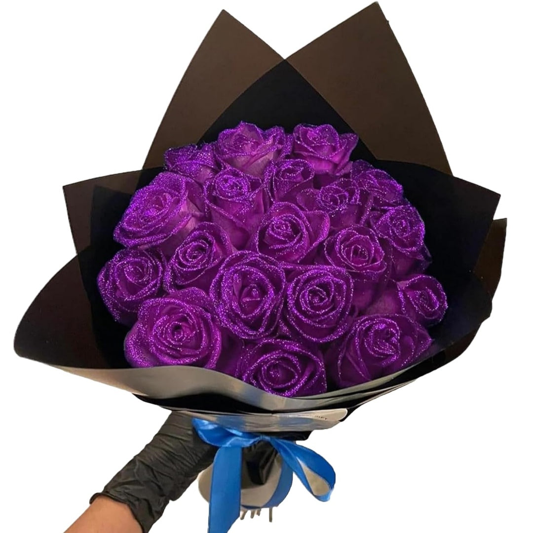 Glitter Rose Bouquet - Best Gift to Lover💕
