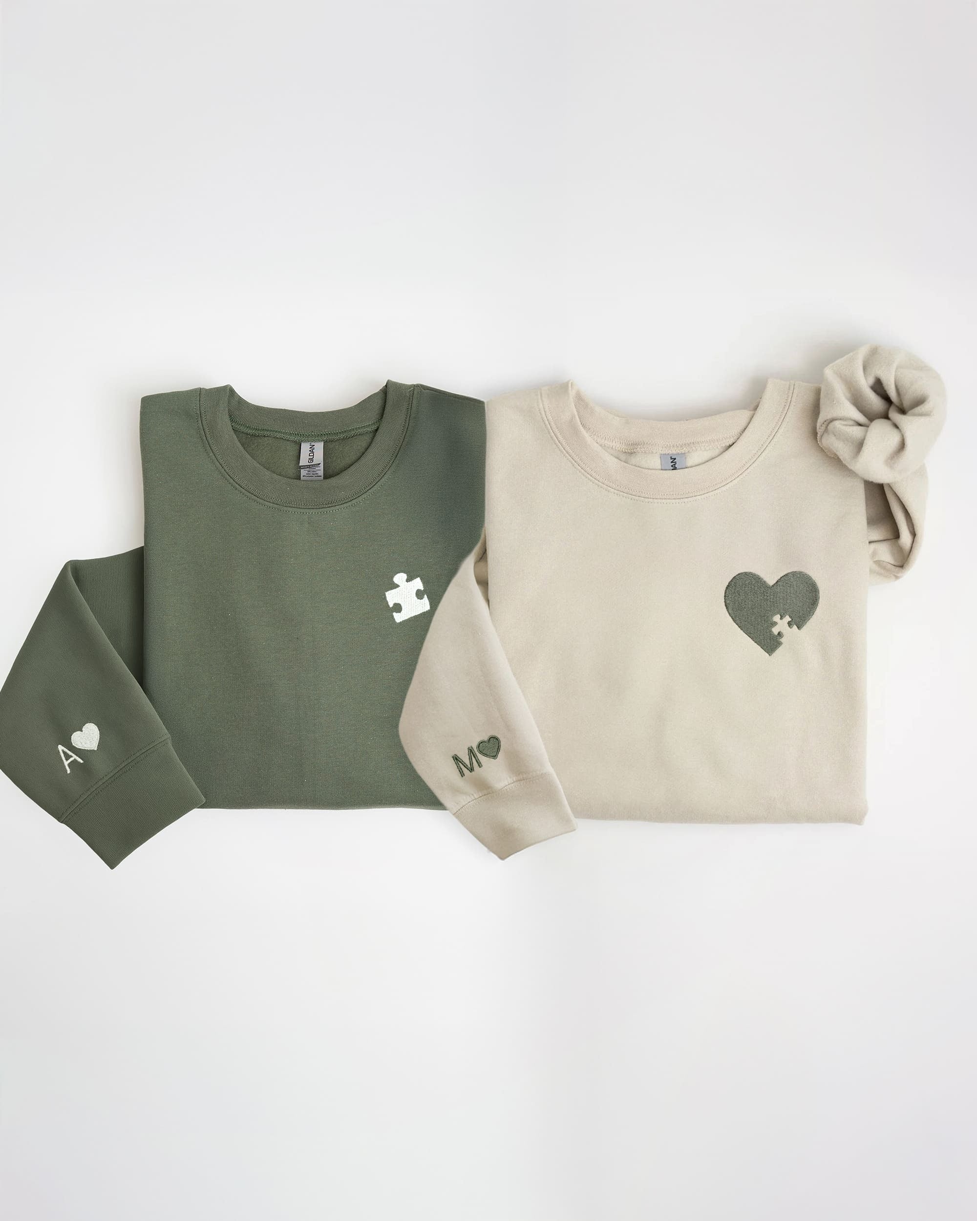 Couple Embroidered Sweatshirt – You Are My Missing Piece