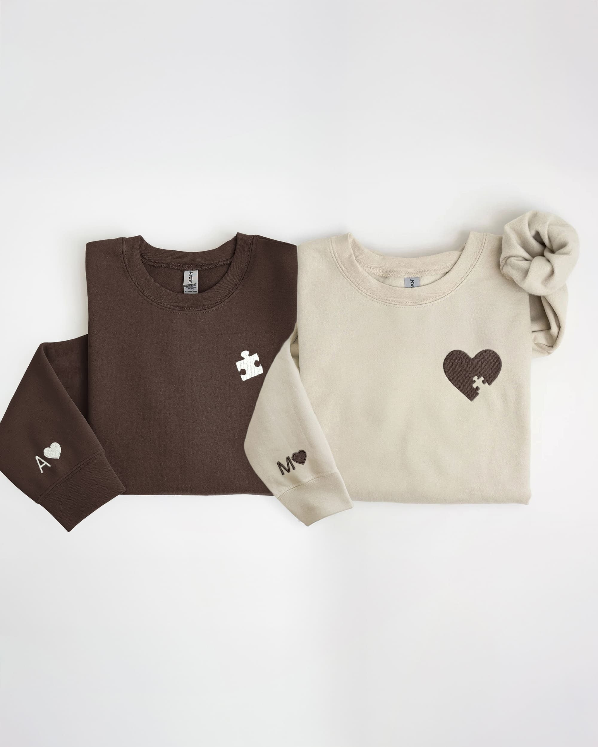 Couple Embroidered Sweatshirt – You Are My Missing Piece