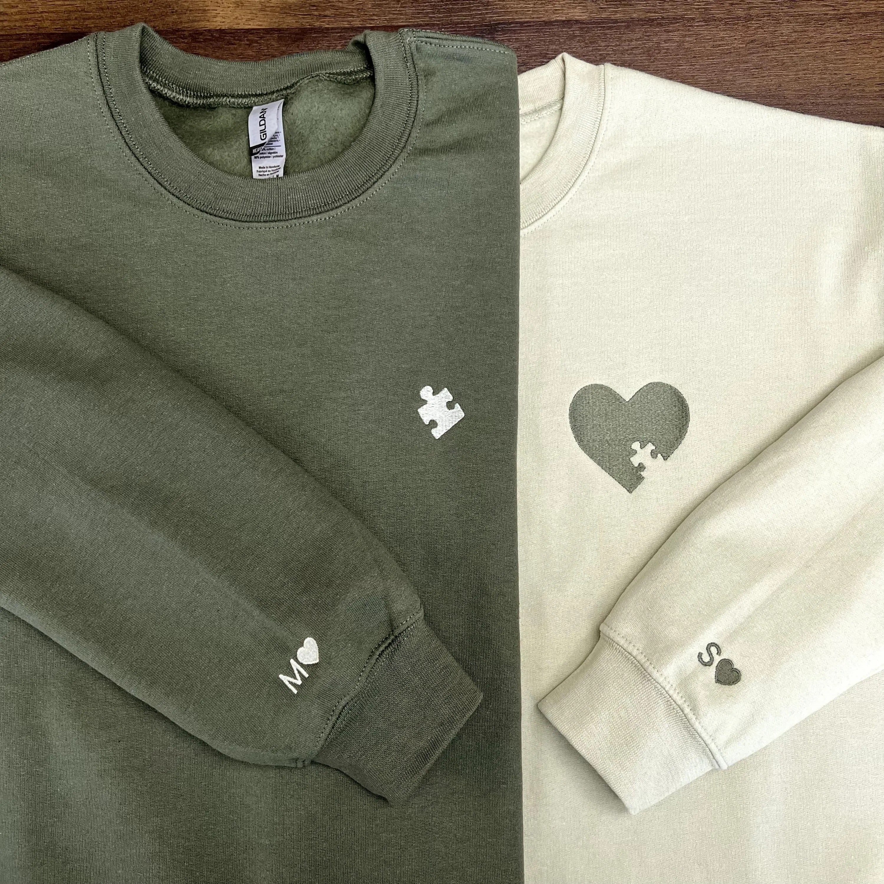 Couple Embroidered Sweatshirt – You Are My Missing Piece