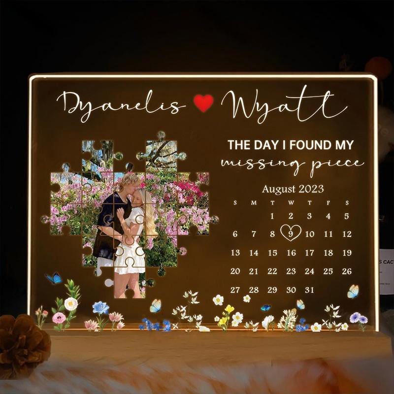 50%OFF⭐️The Day I Found My Missing Piece Lightbox Personalized Gift