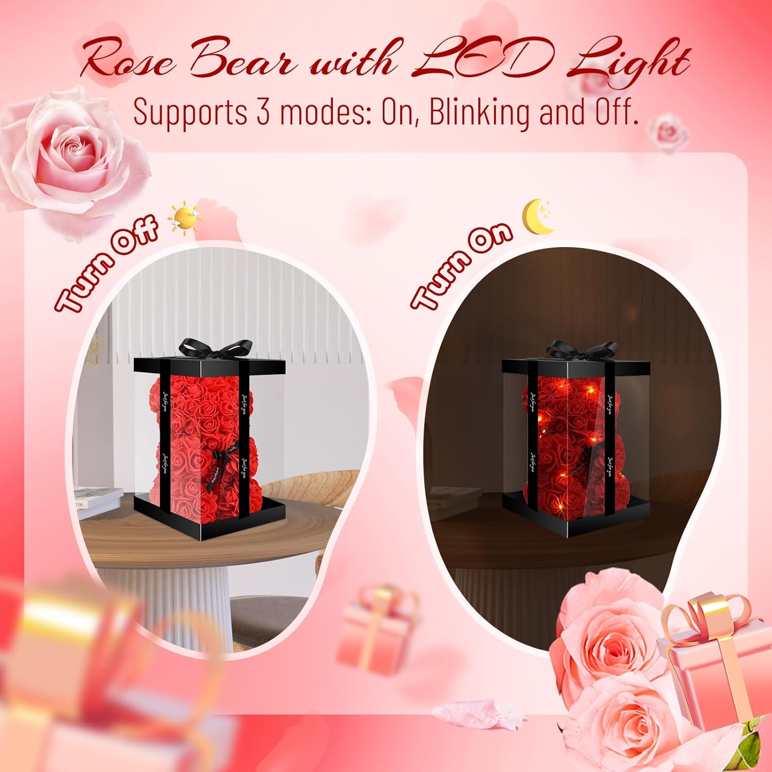 Rose Teddy Bear