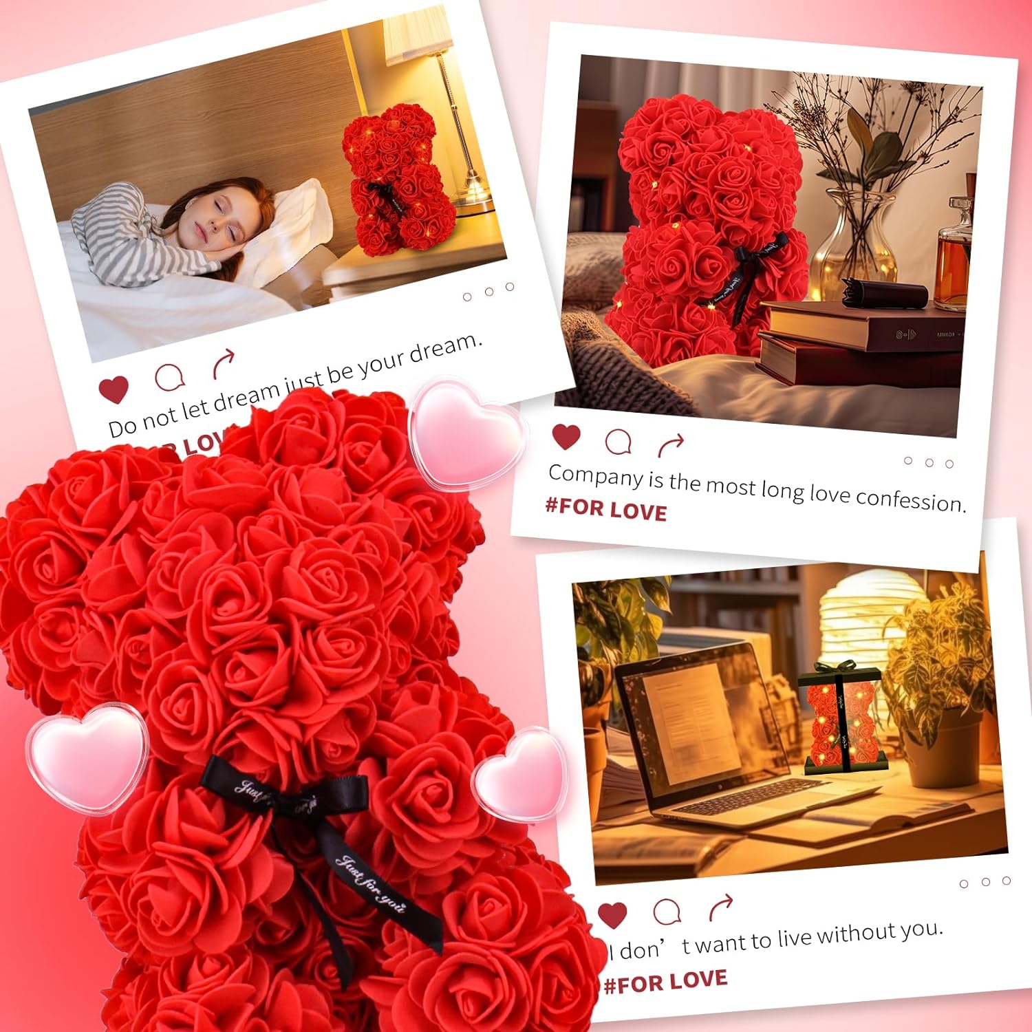 Rose Teddy Bear