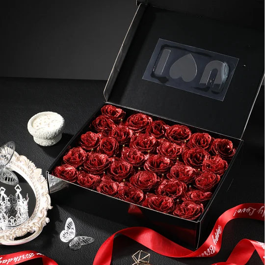 Glitter Rose Bouquet - Best Gift to Lover💕