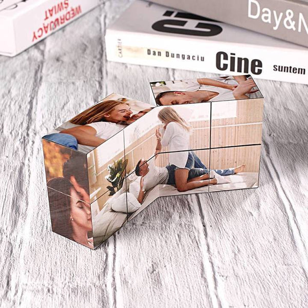 Custom Infinity Photo Cube, Multi Photo Rubix Cube