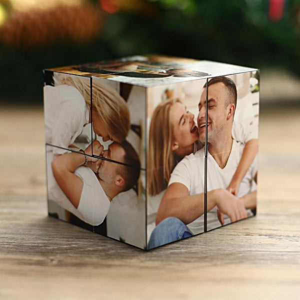 Custom Infinity Photo Cube, Multi Photo Rubix Cube