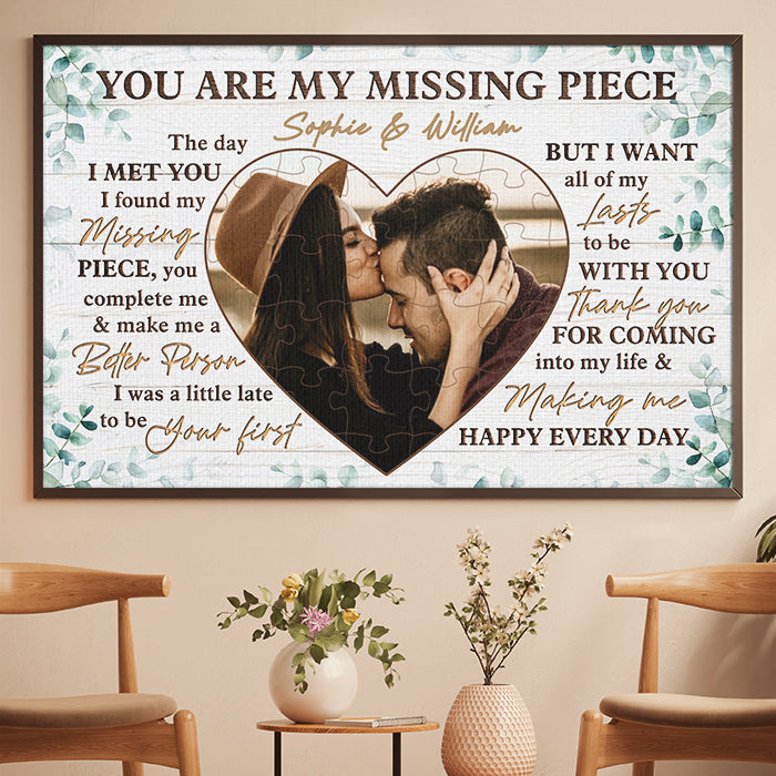 I Want All Of My Lasts To be With You - Personalized Horizontal Poster