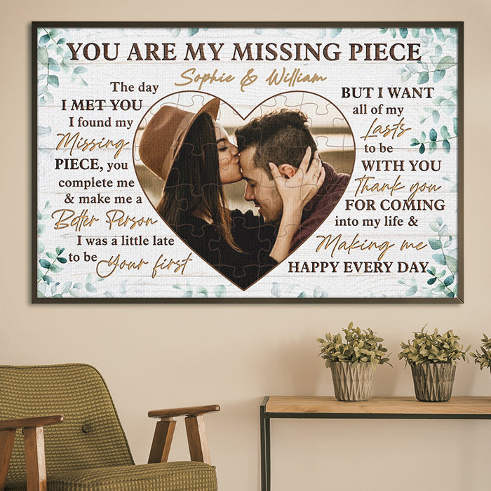 I Want All Of My Lasts To be With You - Personalized Horizontal Poster