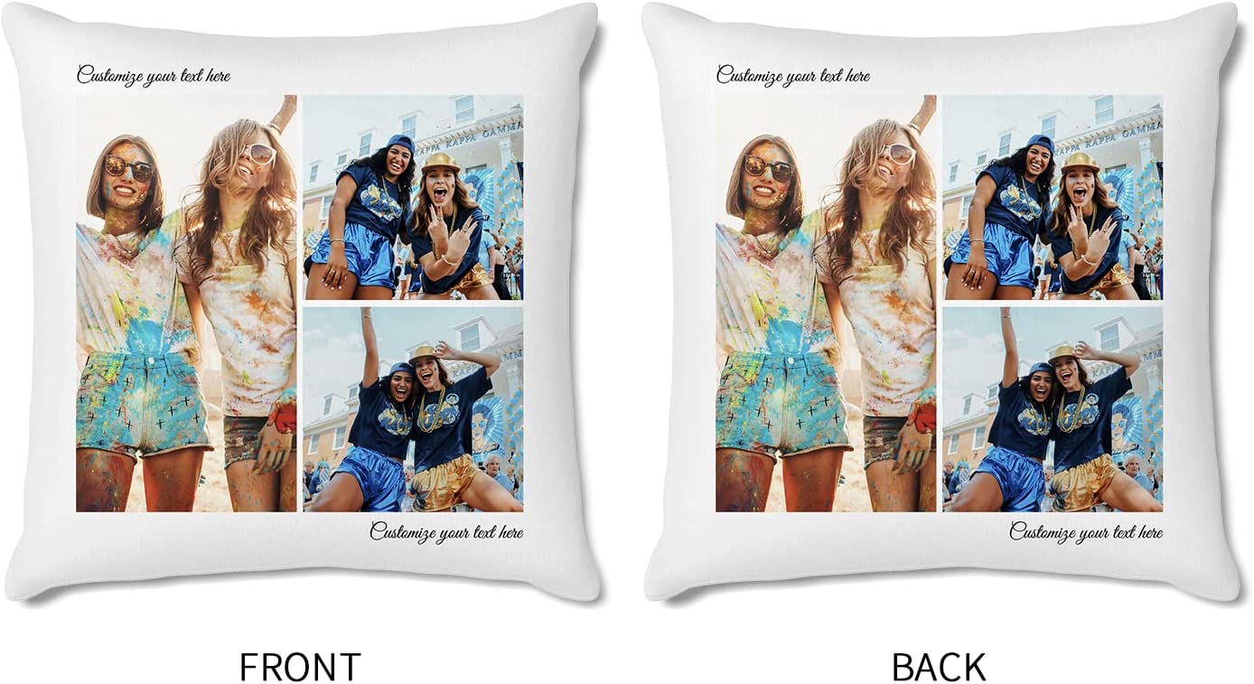 Personalized Custom Photo Throw Pillow