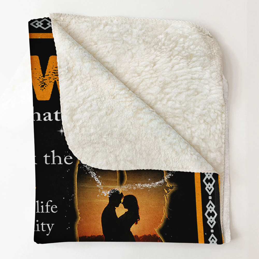 Gift For Wife Blanket, To My Wife Never Forget That I Love You Live Preview