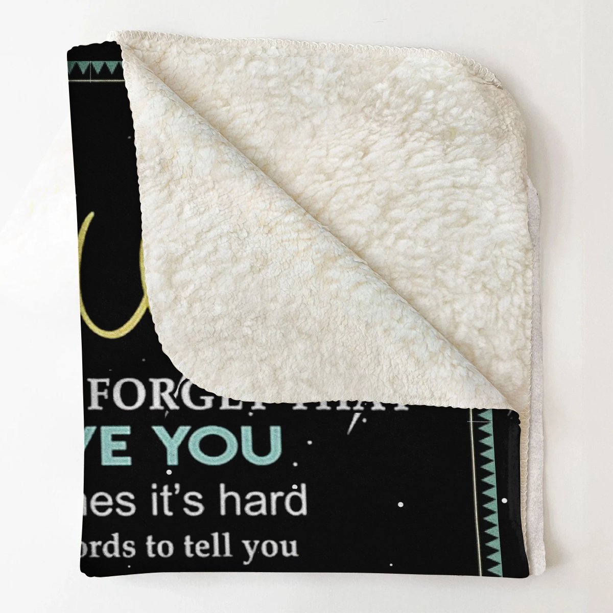 Gift For Wife Blanket, To My Wife Never Forget That I Love You Fleece Blanket Live Preview