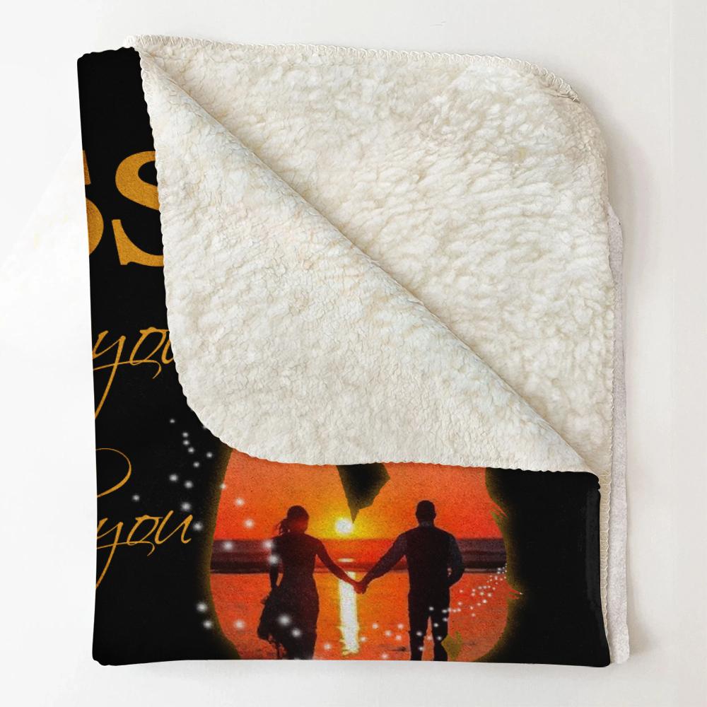Gift For Wife Blanket, To My Wife I Didn't Marry You So I Could Live With You I Married You