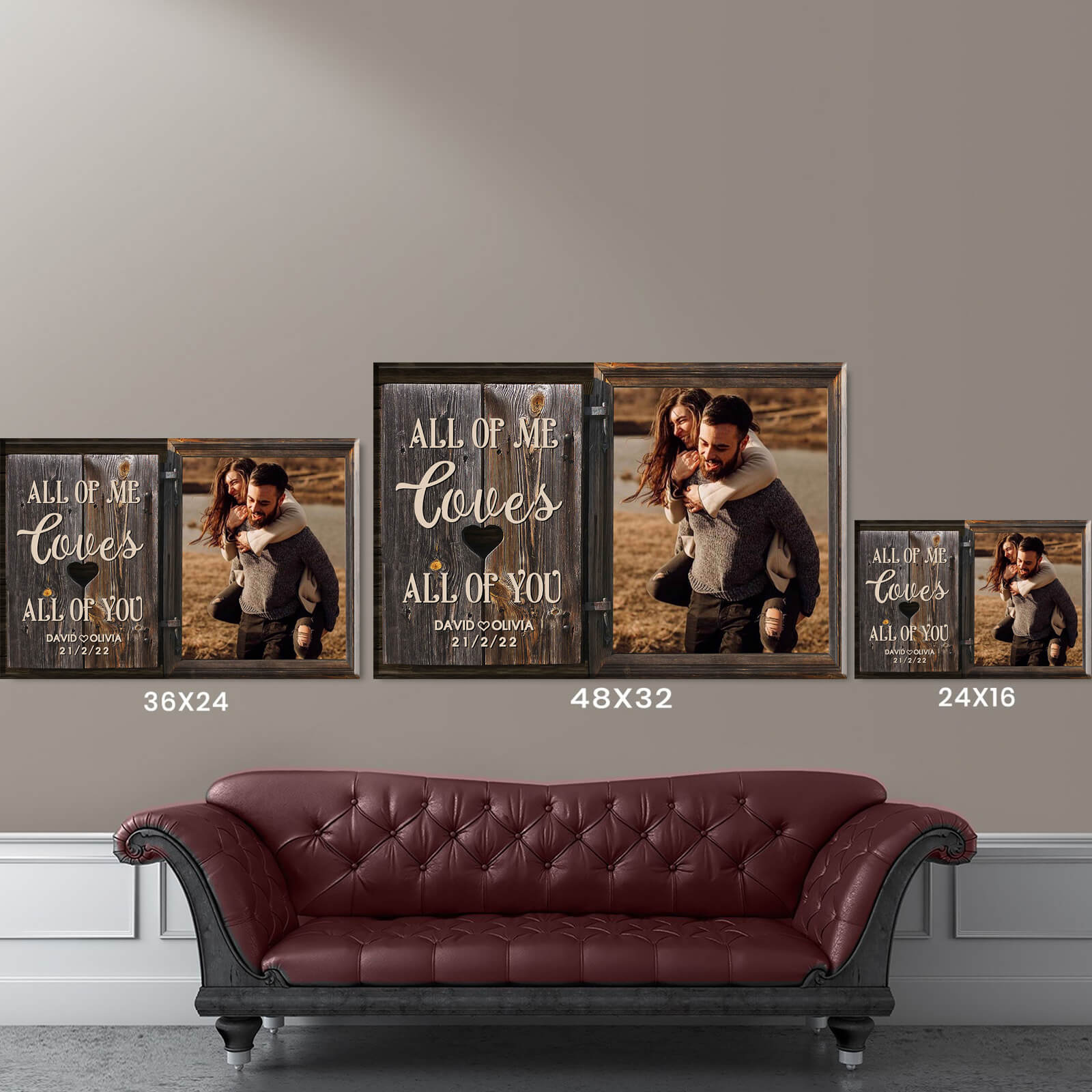 All Of Me Loves All Of You Premium Canvas Poster