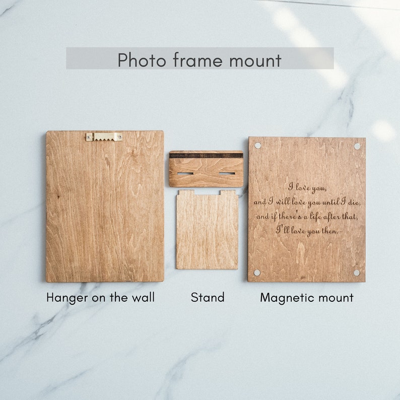 Custom Photo Gift on Acrylic Wood Frame
