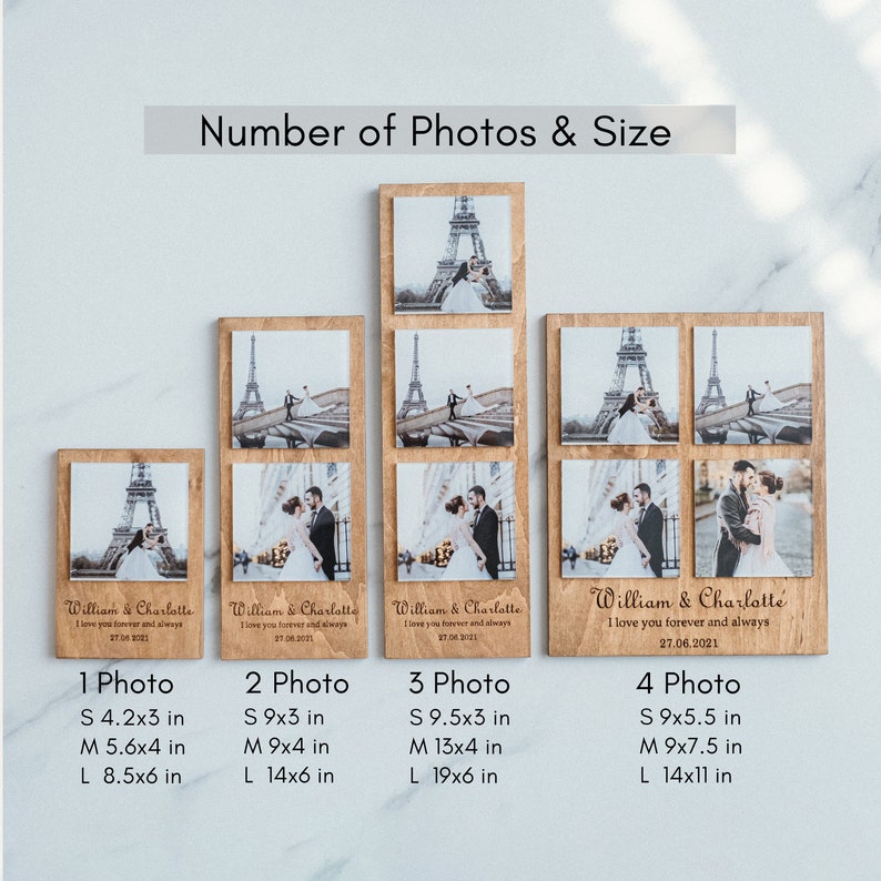 Custom Photo Gift on Acrylic Wood Frame