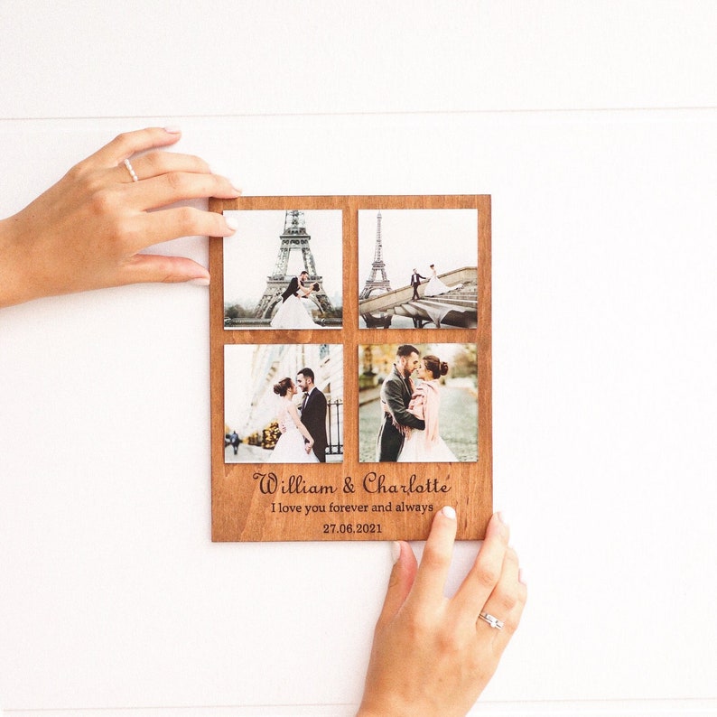 Custom Photo Gift on Acrylic Wood Frame