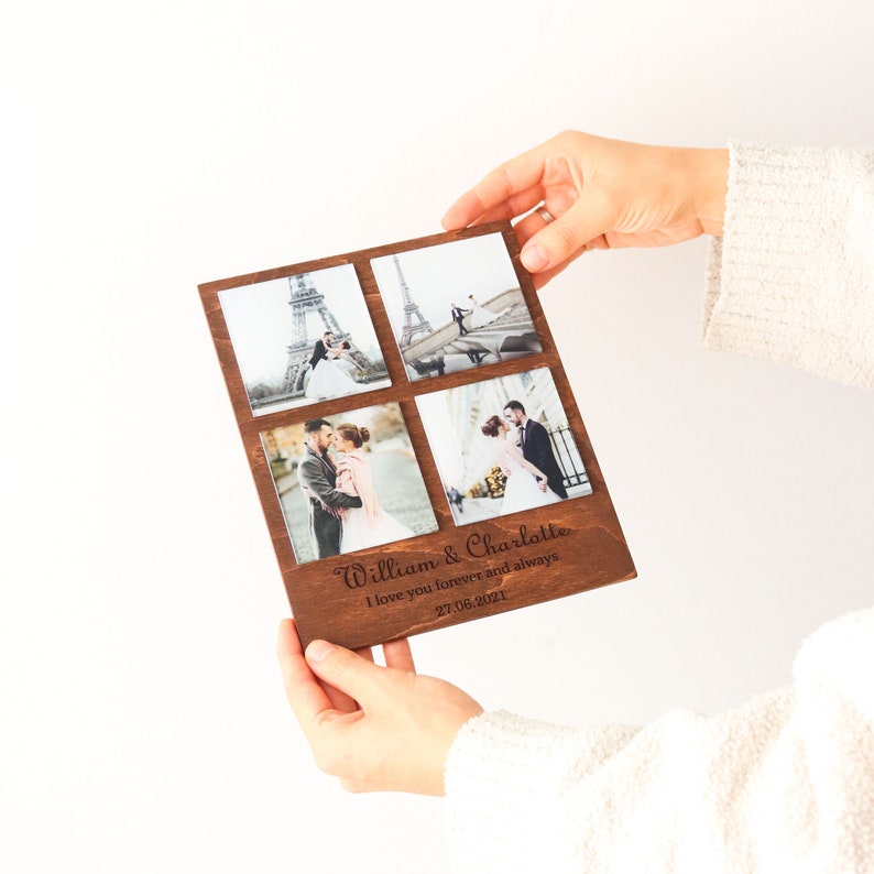 Custom Photo Gift on Acrylic Wood Frame