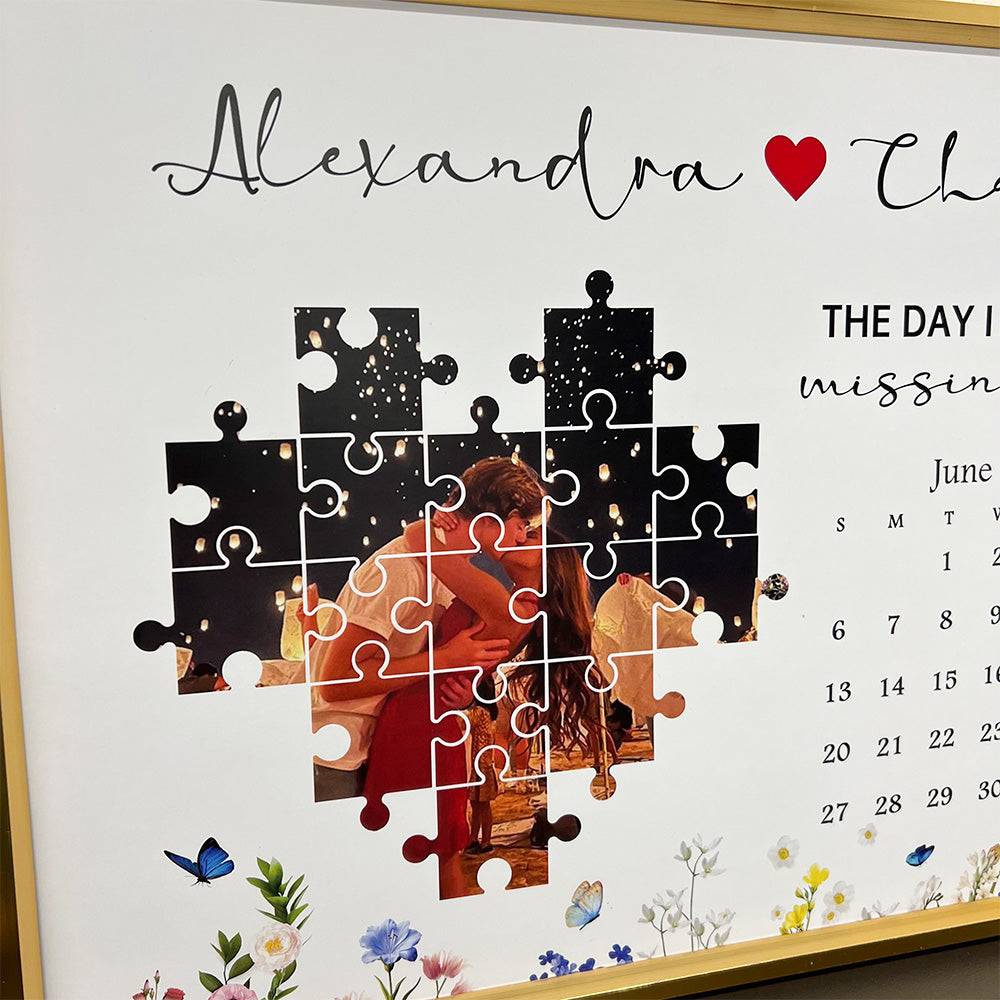 50%OFF⭐️Personalized The Day I Found My Missing Piece Photo Frame Gift
