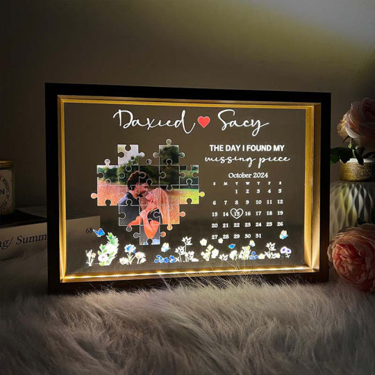 50%OFF⭐️The Day I Found My Missing Piece Lightbox Personalized Gift