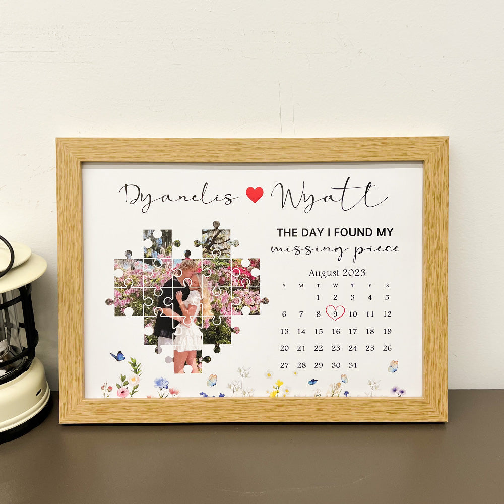 50%OFF⭐️Personalized The Day I Found My Missing Piece Photo Frame Gift