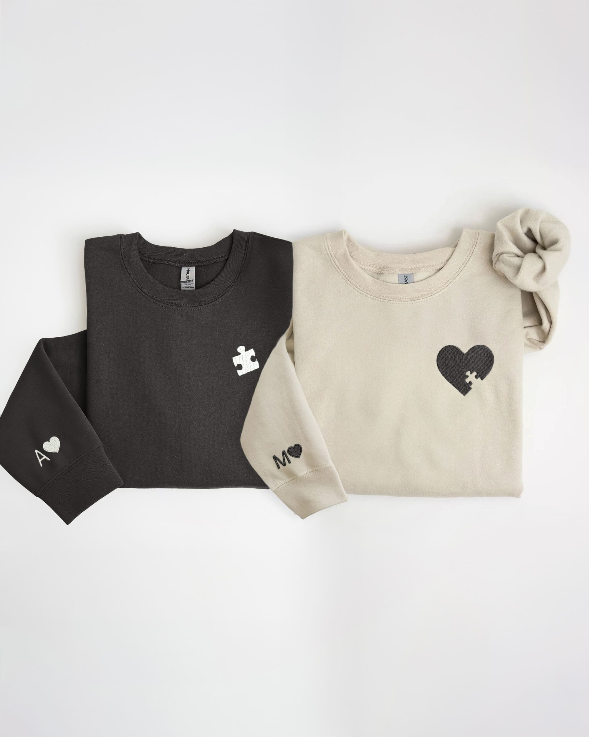 Couple Embroidered Sweatshirt – You Are My Missing Piece