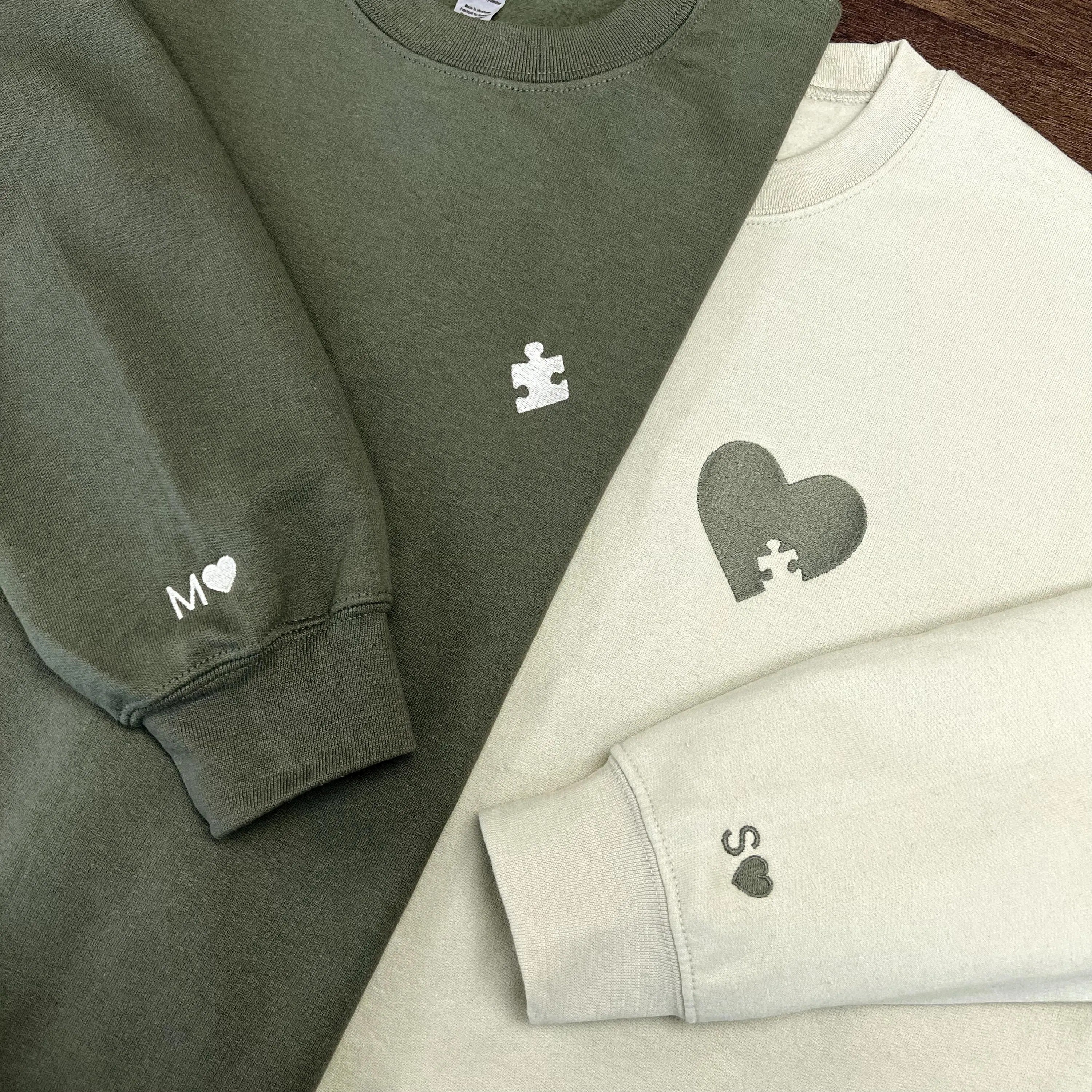Couple Embroidered Sweatshirt – You Are My Missing Piece