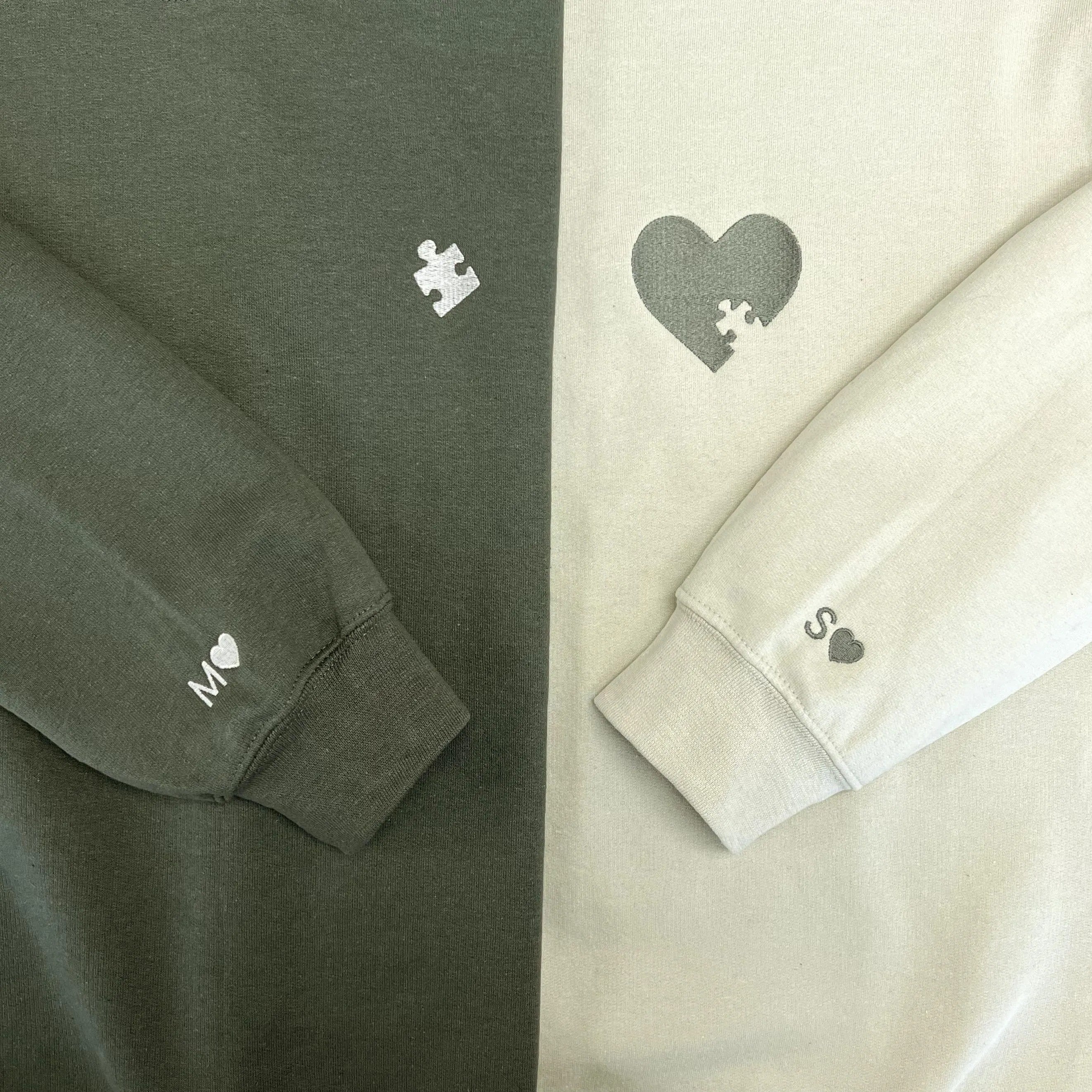 Couple Embroidered Sweatshirt – You Are My Missing Piece