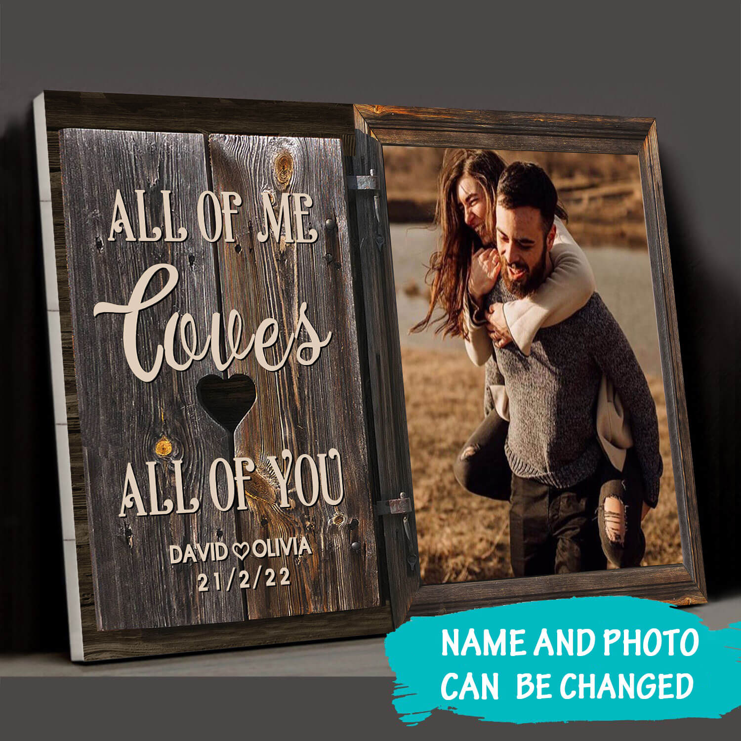 All Of Me Loves All Of You Premium Canvas Poster