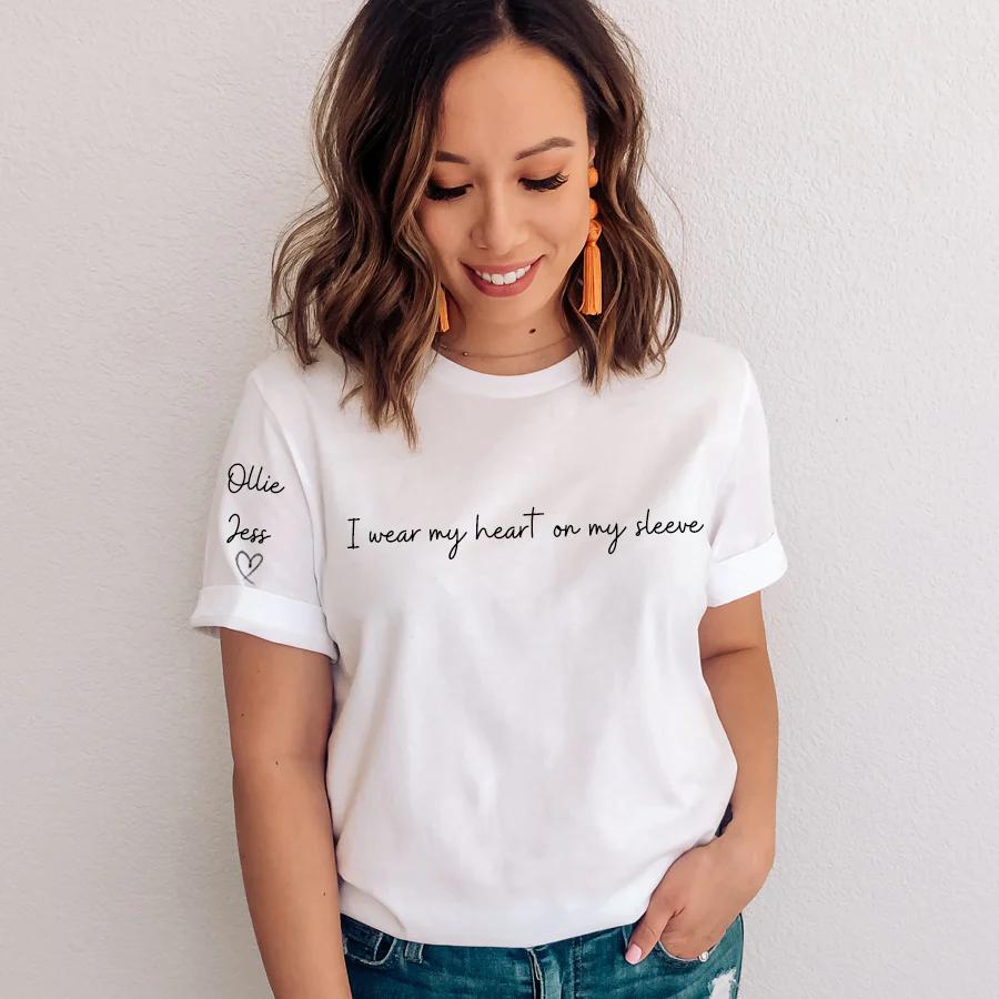 I Wear My Heart on My Sleeve, Custom Sweatshirt