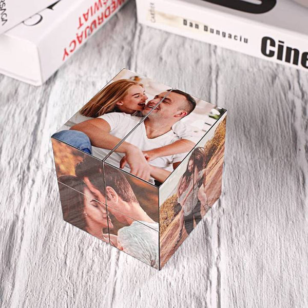 Custom Infinity Photo Cube, Multi Photo Rubix Cube