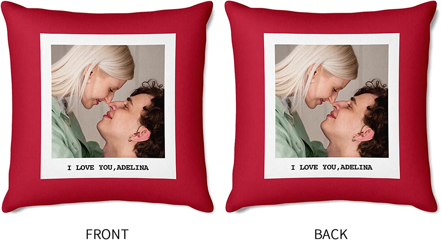 Personalized Custom Photo Throw Pillow