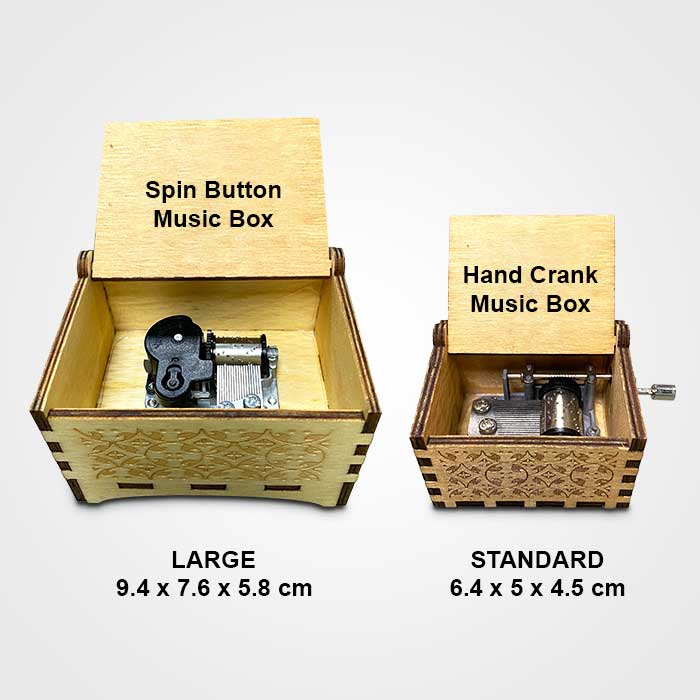 3.7" To My Wife You Are My Queen Forever - Couple Music Box - Gift For Husband Wife, Anniversary