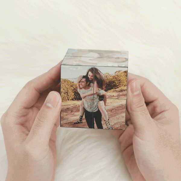 Custom Infinity Photo Cube, Multi Photo Rubix Cube