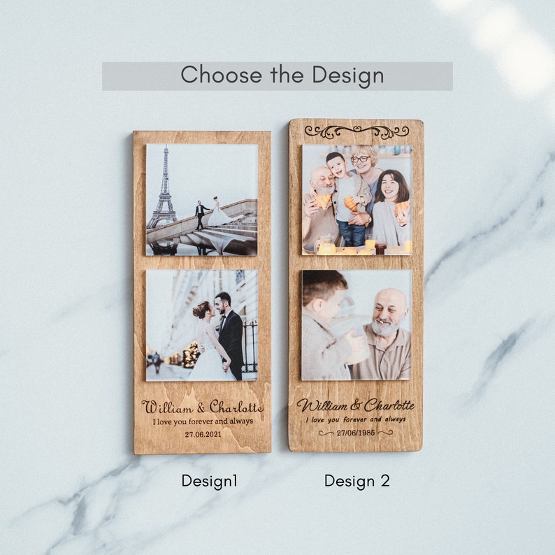 Custom Photo Gift on Acrylic Wood Frame